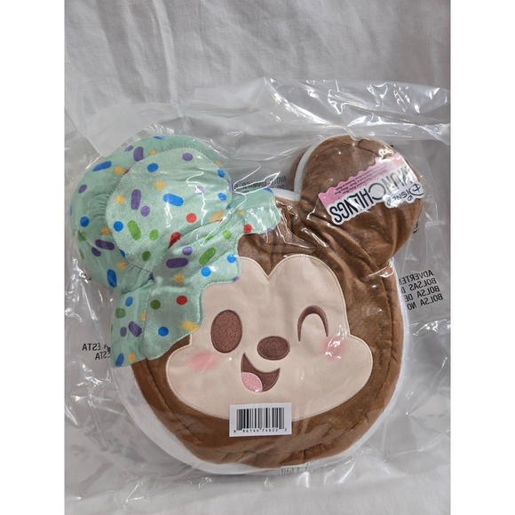 Disney Munchlings Mickey Mouse Mint Dipped Ice Cream Sandwich 12" Plush NWT - Picture 1 of 6